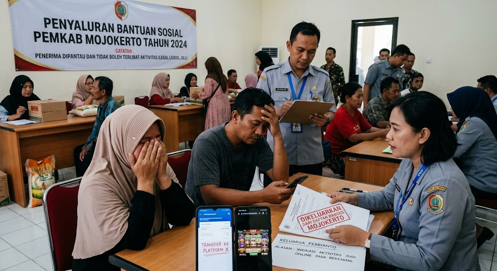 2.493 KPM Bansos di Mojokerto Dicoret karena Terindikasi Judi Online
